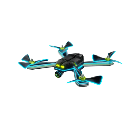 Drone Camera  3D Illustration