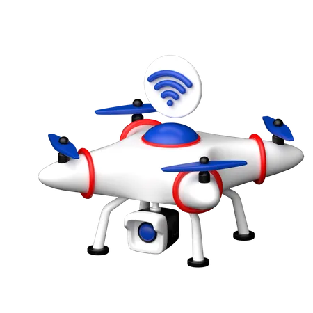 Caméra drone  3D Icon
