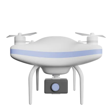 Drone Camera Technology 3D Icon