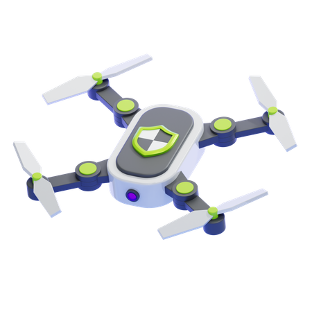 Drone de sécurité  3D Icon