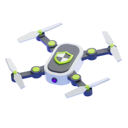 Drone de sécurité  3D Icon