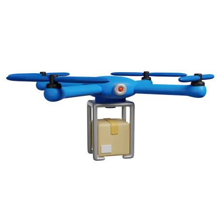 Drone Delivery 3 D Render Icon 3D Icon