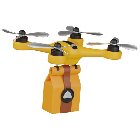 Drone Delivery  3D Icon