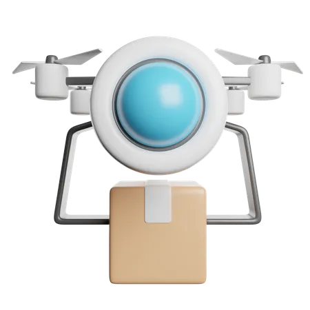 Drone delivery  3D Icon