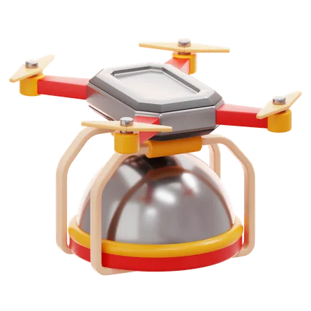 Drone Delivery  3D Icon