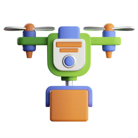 Drone Delivery  3D Icon