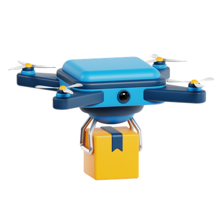 Drone Delivery  3D Icon