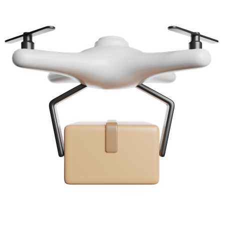 Drone Delivery  3D Icon