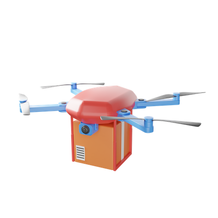 Drone Delivery  3D Icon