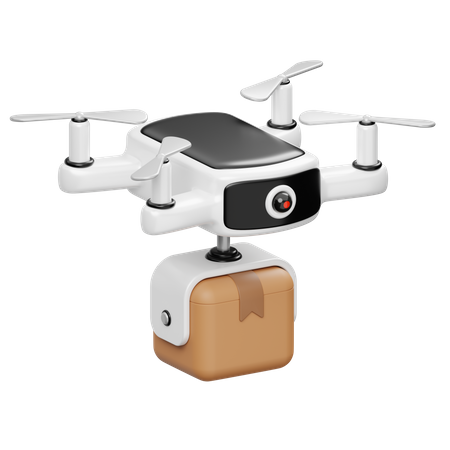 Drone Delivery  3D Icon