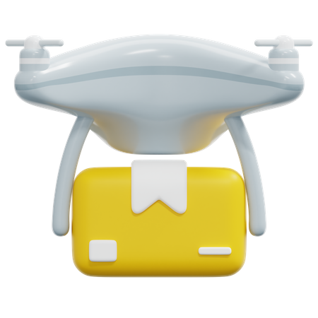 Drone Delivery  3D Icon