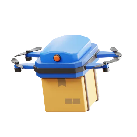 Drone Delivery 3 D Illustration 3D Icon