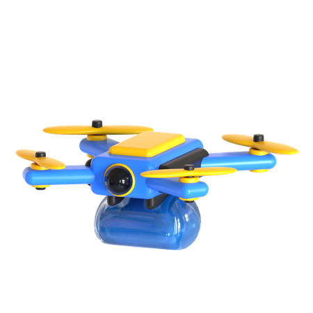 Drone Farming  3D Icon