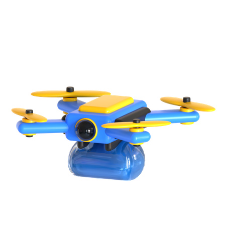 Drone Farming  3D Icon