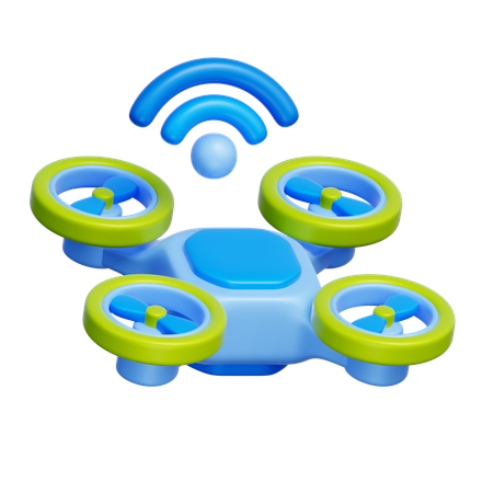 Drone inteligente  3D Icon