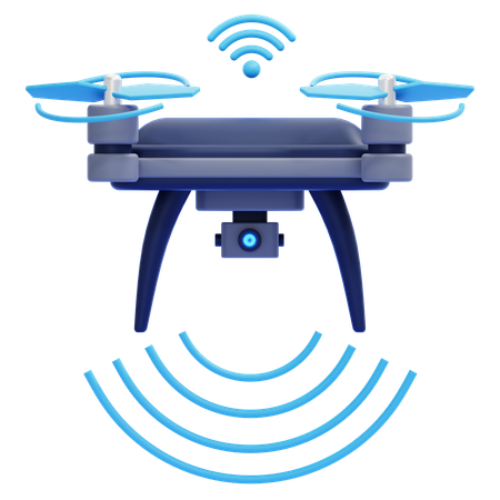 Drone inteligente  3D Icon
