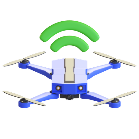 Drone inteligente  3D Icon