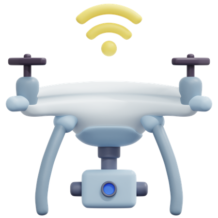 Drone inteligente  3D Icon