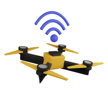 Dron inteligente  3D Icon