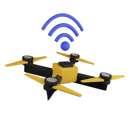 Dron inteligente  3D Icon