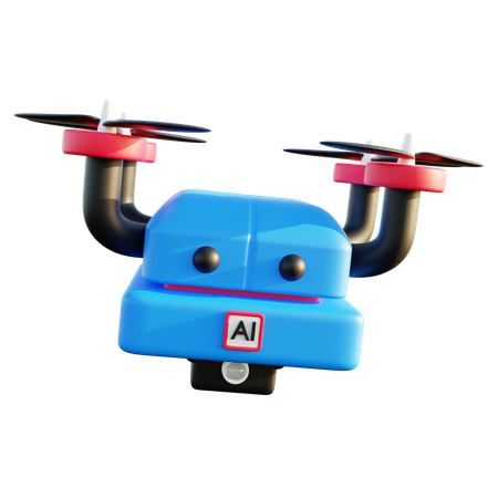 Drone à intelligence artificielle  3D Icon