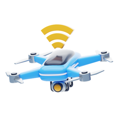 Drone intelligent  3D Icon