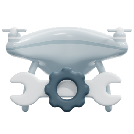 Drone Maintenance  3D Icon