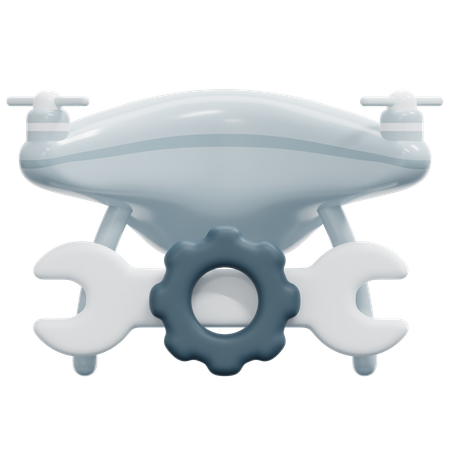Drone Maintenance 3D Icon