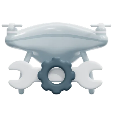 Drone Maintenance 3D Icon