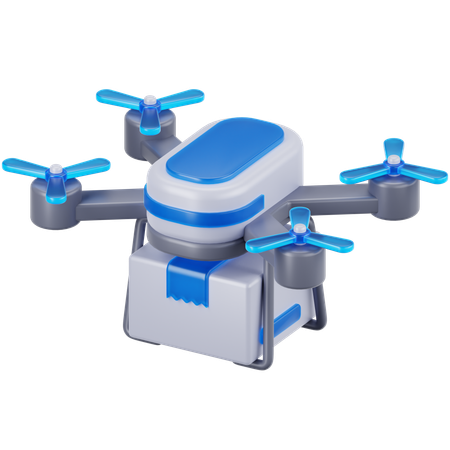 Drone Package  3D Icon