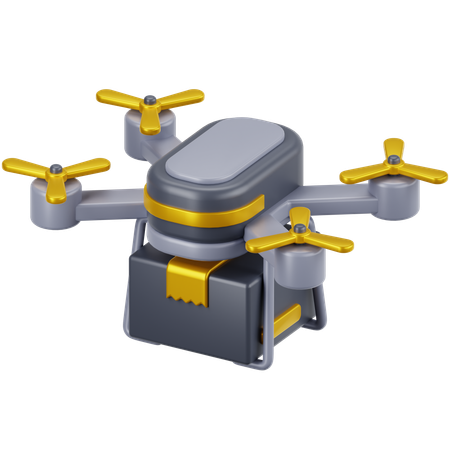 Drone Package  3D Icon