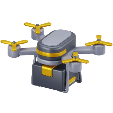 Drone Package  3D Icon