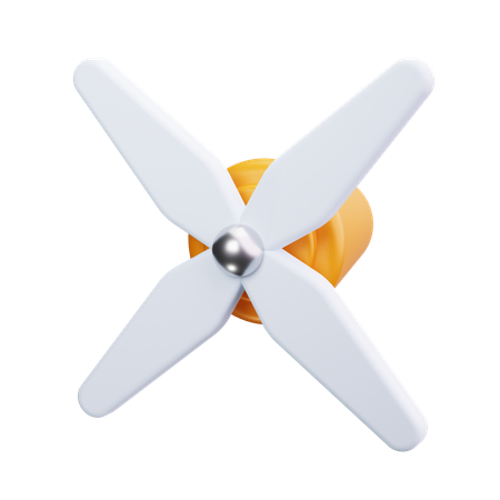 Drone Propeller  3D Icon