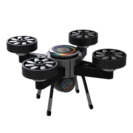 Drone quadricoptère  3D Icon