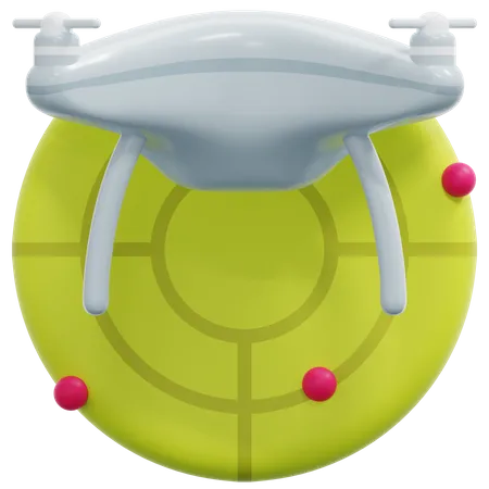 Radar de drone  3D Icon