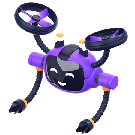 Robô drone  3D Icon