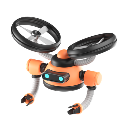 Robô drone  3D Icon