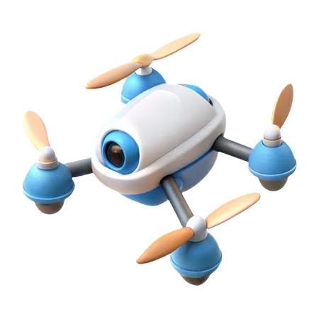 Drone robotique  3D Icon