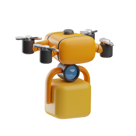 Drone robotique  3D Icon