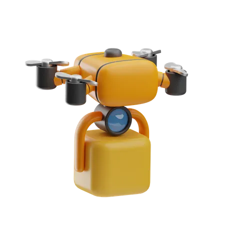 Drone robotique  3D Icon