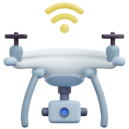 Drone intelligent  3D Icon