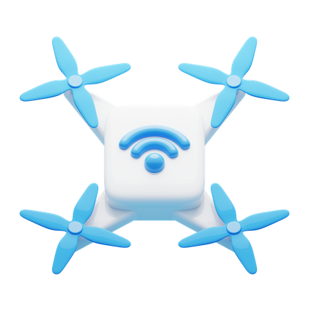 Drone intelligent  3D Icon