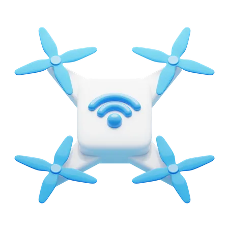 Drone intelligent  3D Icon