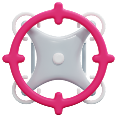Drone Target  3D Icon