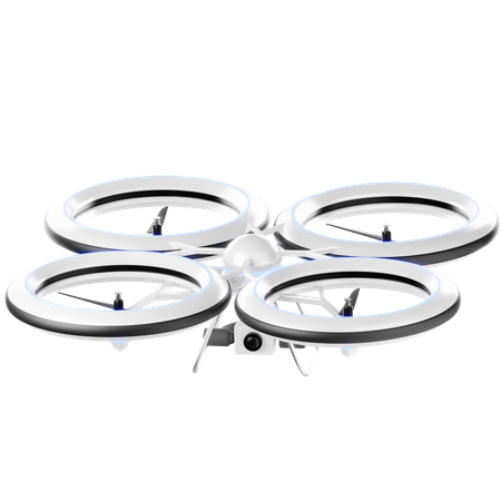 Drone Technology  3D Icon