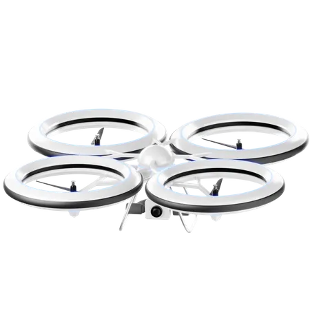 Drone Technology  3D Icon