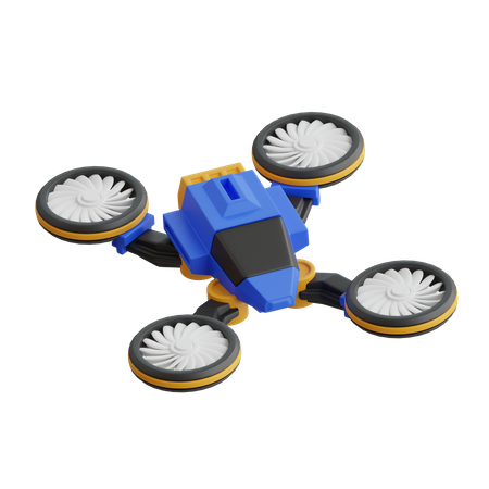 Drone Vehicle  3D Icon