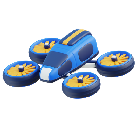 Drone Vehicle  3D Icon