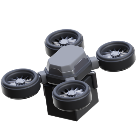 Drone Vehicle  3D Icon