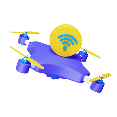 Drone voador  3D Icon